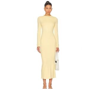 AFRM Juniper Dress in Buttercup